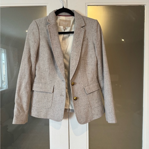 Banana Republic Grey Blazer Suit Jacket - Picture 1 of 4